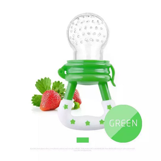 Baby Fruit Food Silicone Bite Bag, Moedor de Suplemento Alimentar, Anti-asfixia, Tampa contra poeira, Limpar sem ângulo morto