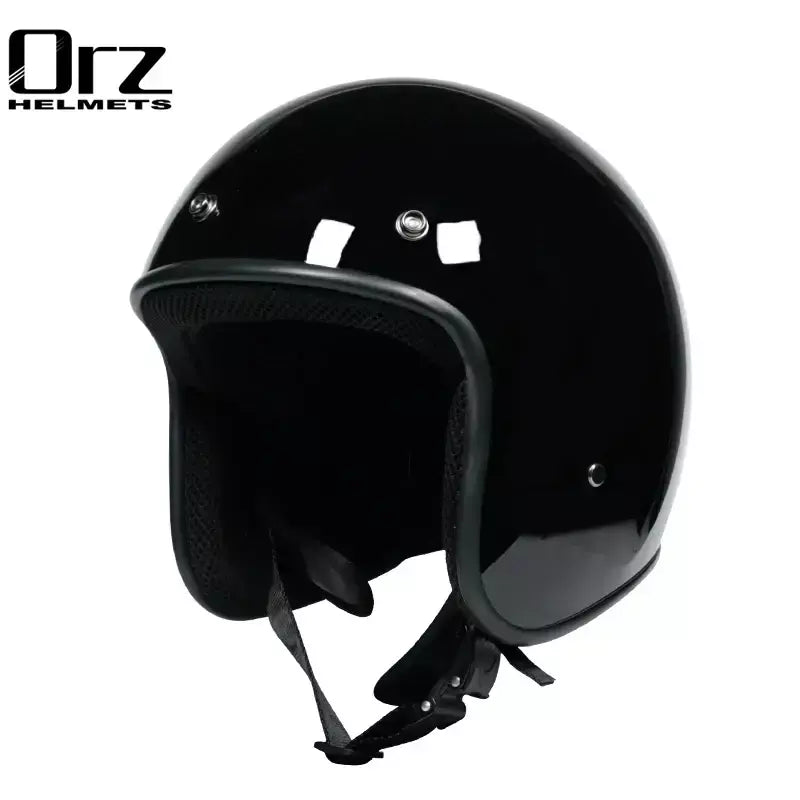 Frete grátis dot aprovado retro capacete da motocicleta casco 3/4 abrir rosto capacete cafe racer capacete chopper capacete