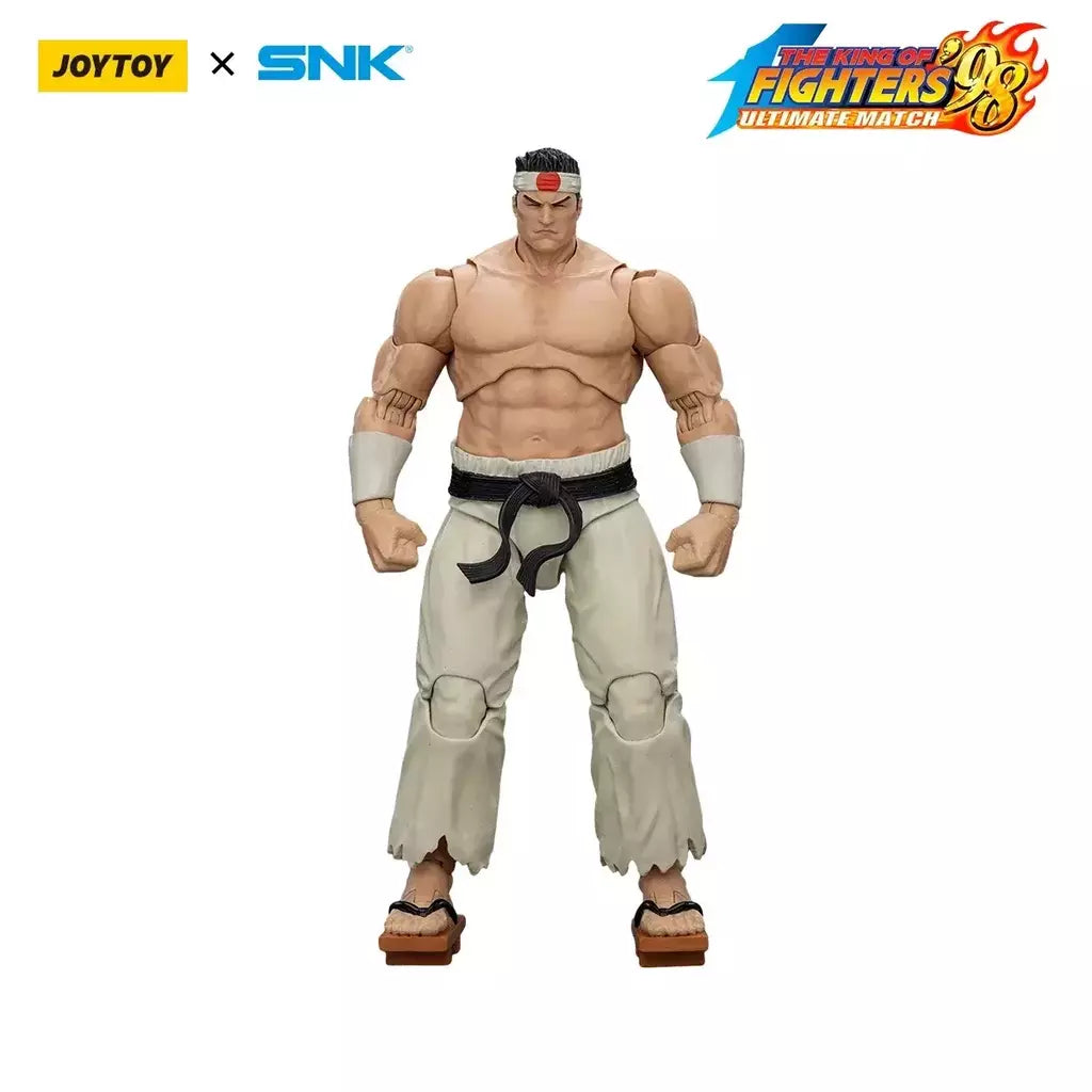 Joyotoy original rei dos lutadores 98um figura de ação kof 98um ikari guerreiros equipe herói 1/18 jogo estatueta modelo brinquedos personalizados