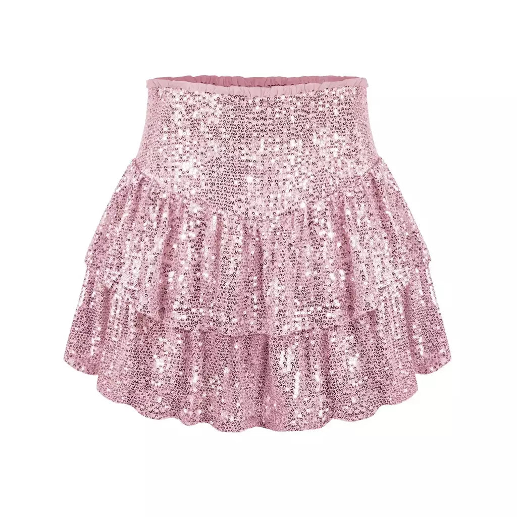 Mini saias plissadas de lantejoulas de cintura alta para mulheres, festa africana, roupas de noite, roupas sensuais dashiki, primavera, verão, 2022