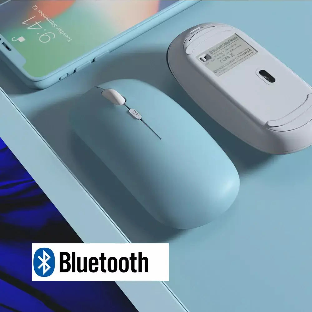Rato sem fio bluetooth para ipad samsung huawei lenovo mipad android windows tablet bateria mouse para computador portátil