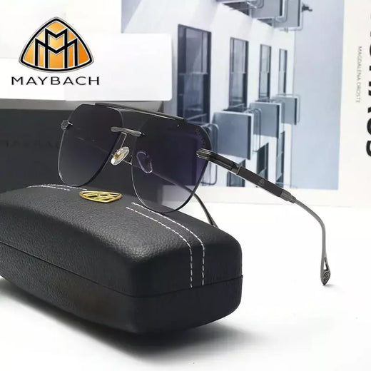 MAYBACH Marca de luxo Óculos de sol para homens e mulheres Óculos de sol clássicos de alta qualidade Óculos piloto UV 400 Proteção 81141