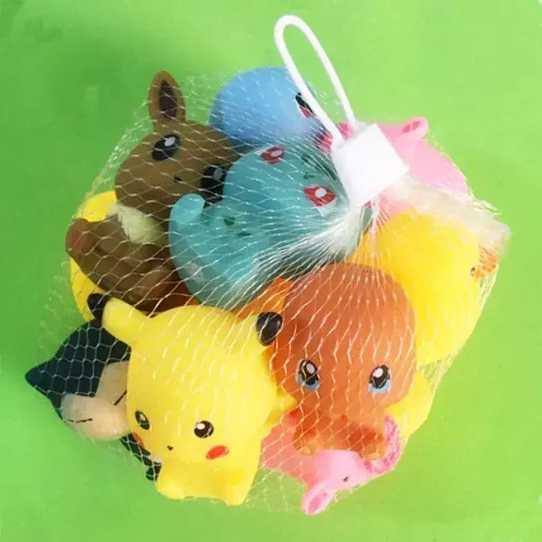Pokemon pikachu figuras banheiro banho chuveiro do bebê crianças jogar brinquedos de banho de água para crianças aspersão chuveiro natação brinquedos de água