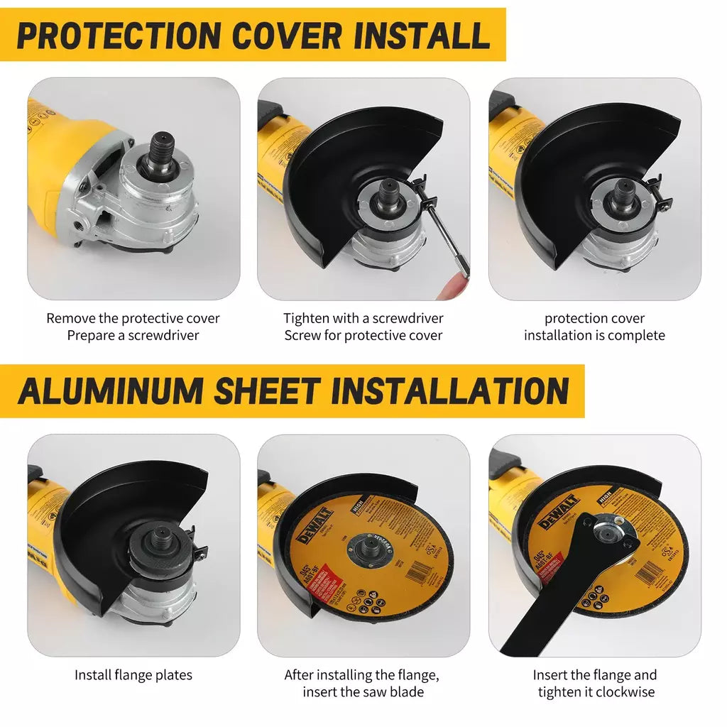 Dewalt dcg406 20v rebarbadora sem fio: roda de 1000rpm125mm, eixo m14, velocidade de 9000/min, potência de 680w. Para construção, diy e industrial