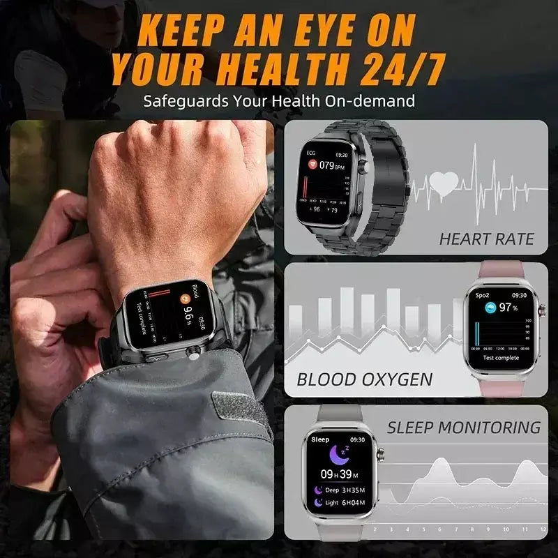 Xiaomi pressão arterial ácido úrico gordura corporal smartwatch micro exame físico órgão saúde relógios bluetooth chamada relógio inteligente
