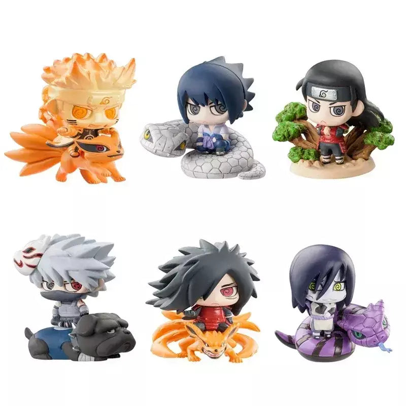 Narutos anime modelo estatueta kakashi itachi sasuke pop figura de ação estátua pvc brinquedo colecionável decoração boneca presentes feitos à mão
