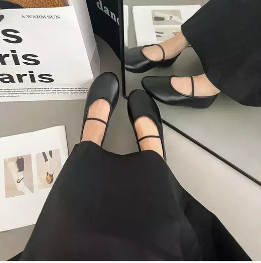 Sapato de balé raso para mulheres, sola macia, casual, ao ar livre, sapato de bailarina, sapatilhas, senhoras, designers, moda