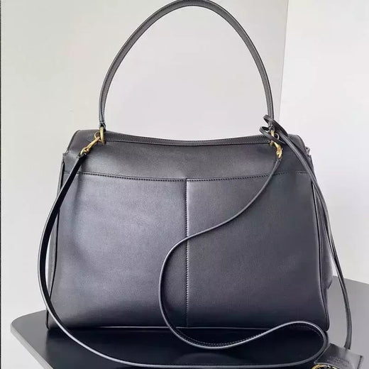 Sacola de letra sólida de grande capacidade, bolsa versátil, bolsa de compras feminina, bolsa de trabalho, classe estudantil, axilas