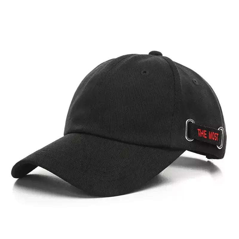 Boné de beisebol masculino e feminino, boné snapback monocromático para estudantes, primavera, verão