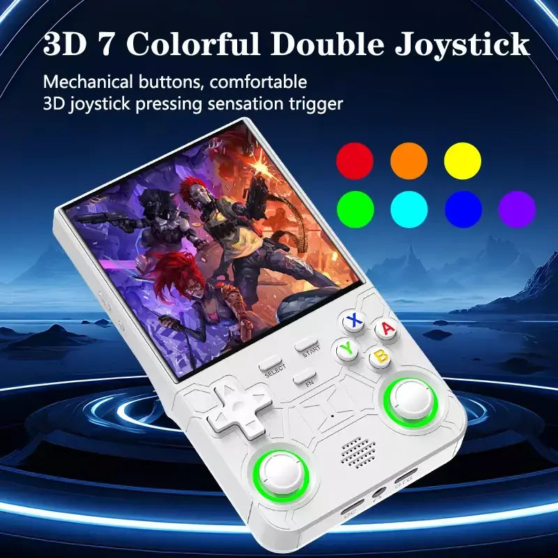 2025 r36 ultra open source r36s console de videogame sistema linux 4.0 Polegada tela ips portátil bolso player vídeo 64g melhores jogos