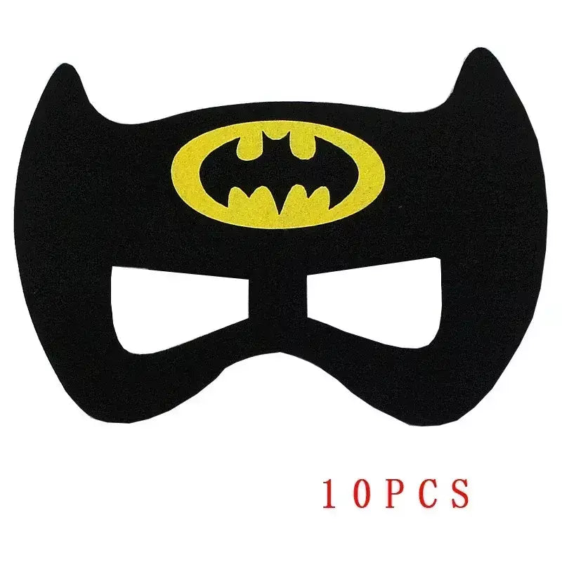 32/28/10 pçs/lote máscara de super-herói cosplay natal dia das bruxas crianças adulto carnaval festa adereços aniversário das crianças feltro masquerade
