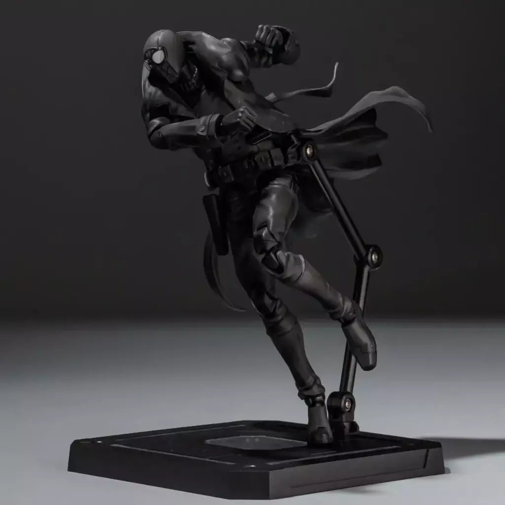 Homem aranha noir peter parker final homem aranha terra-90214 escuridão preto marvel lenda shf brinquedos figura de ação modelo crianças presente