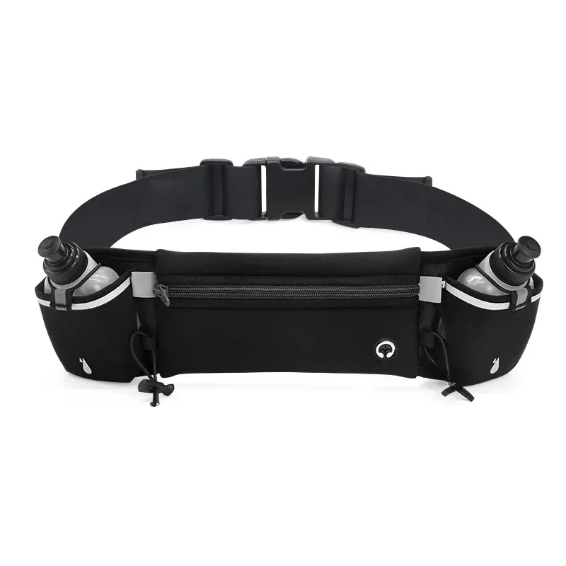 Esportes ao ar livre cintura saco, multifuncional, armazenamento garrafa de água, telefone móvel, maratona, material de nylon, correndo