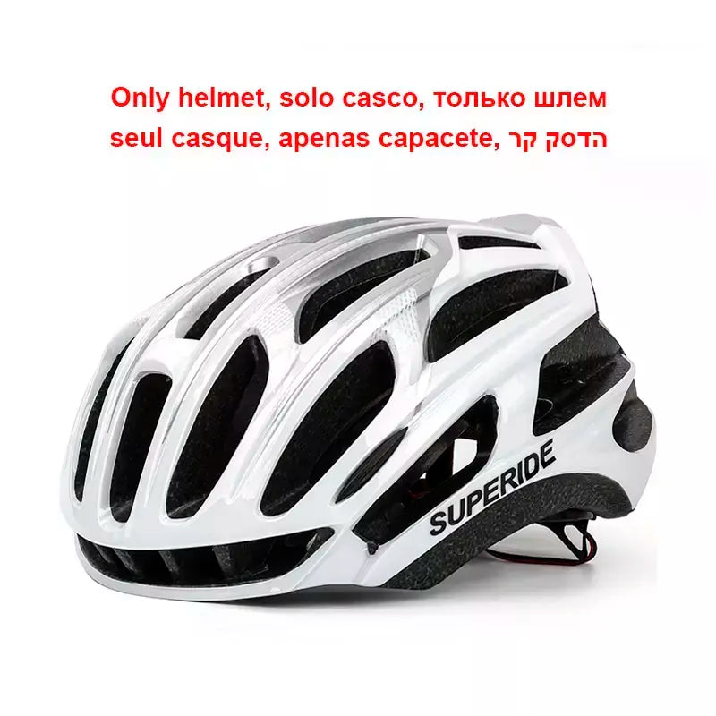 Superide integralmente moldado mountain road bicicleta capacete esportes de corrida equitação ciclismo capacete das mulheres dos homens ultraleve mtb capacete