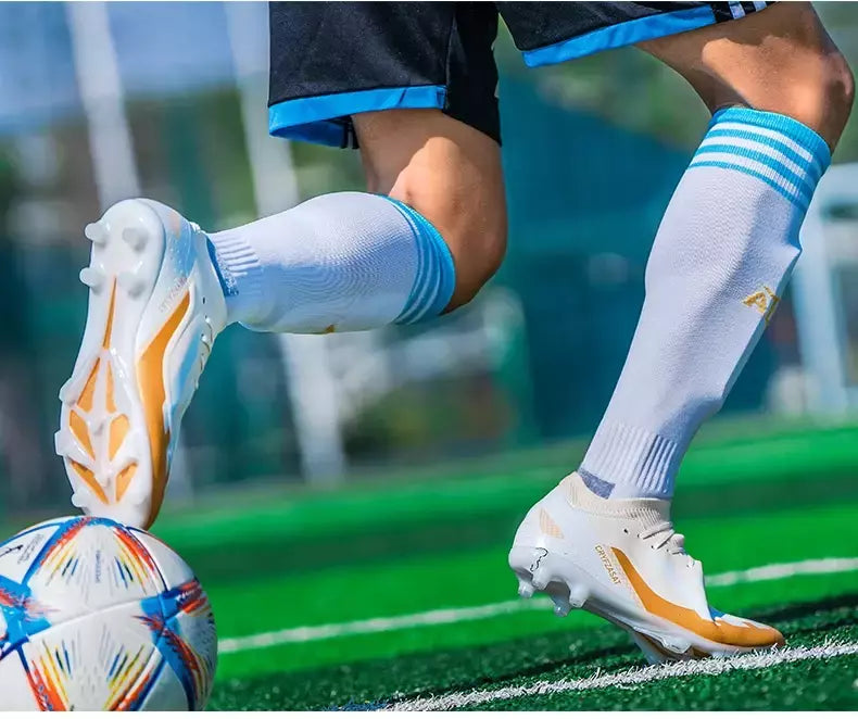 Tênis de treinamento interno profissional para homens, sapatos de futebol originais, botas de campo, ao ar livre, grampos sociais, rápidos