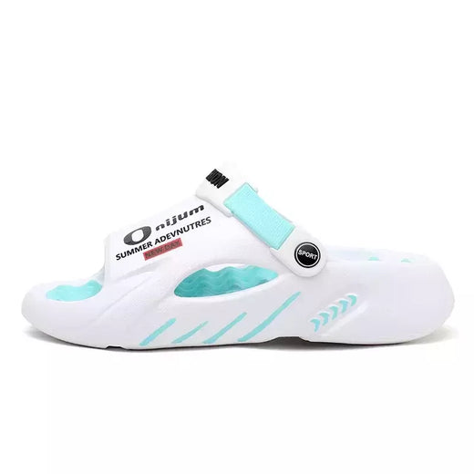 Sandel chinelos de couro genuíno masculino, sandálias casuais, sapatos de verão, slipers, tendência, 2021