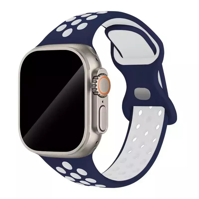 Correia Desportiva Respirável para Apple Watch, Band, Correa, iWatch Series 8, SE, 7, 6, 5, 9 Ultra, 44mm, 49mm, 45mm, 40mm, 41 milímetros, 38 milímetros, 42 milímetros
