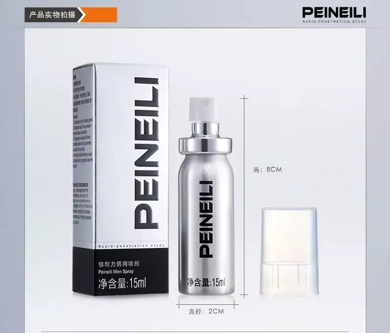 Peineili masculino sexo spray masculino uso externo para pênis faz seu sexo mais durão por mais de 30 minutos creme de ampliação do pênis venda quente