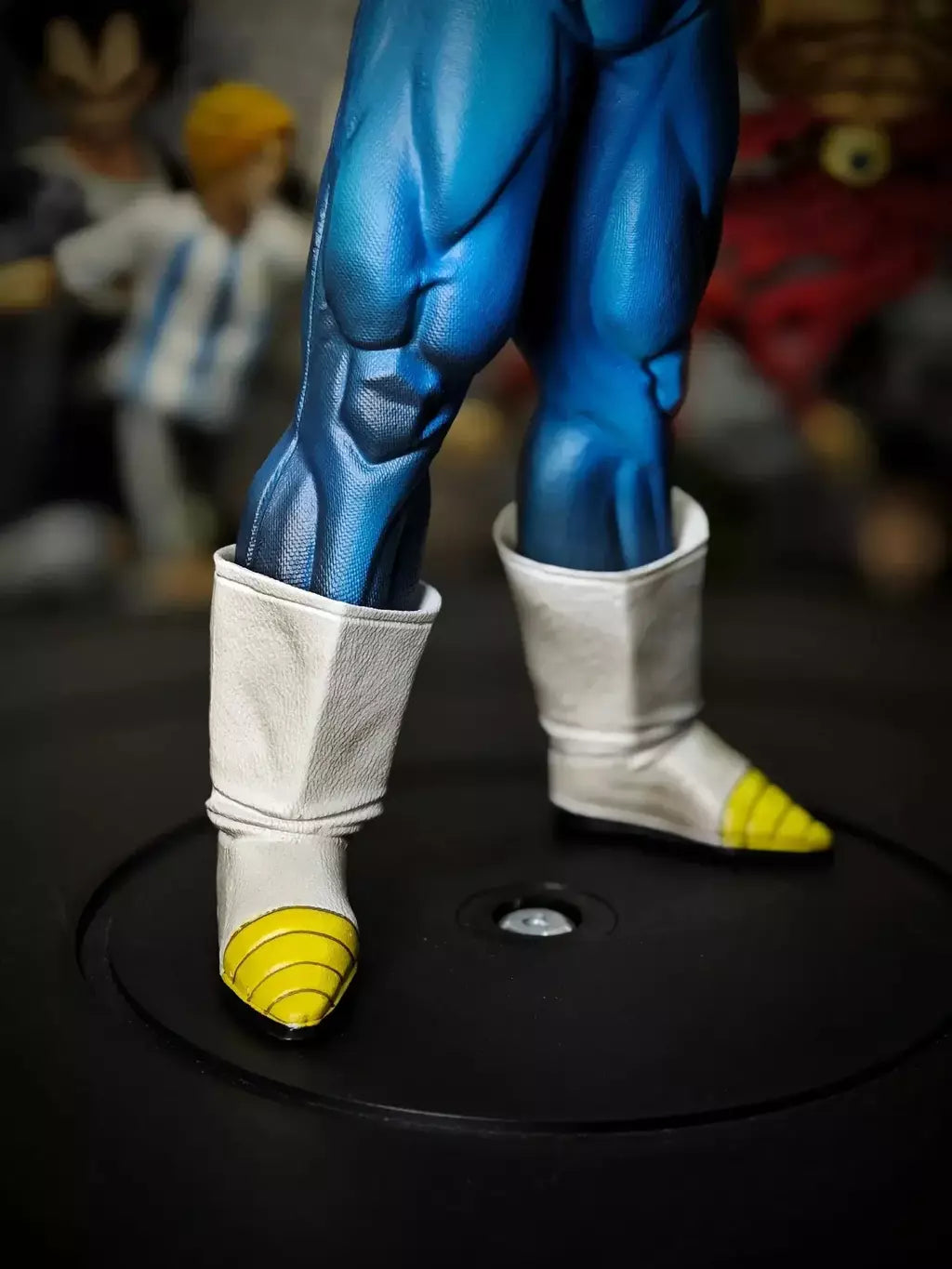 Vf em estoque 33cm dragon ball z ssj3 vegeta modelo super saiyan 3 vegeta figura de ação estátua modelo colecionável brinquedo presente