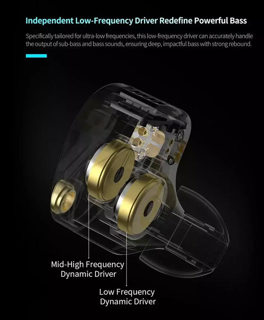 KZ Castor PRO Fone de ouvido intra-auricular HiFi Bass Dinâmico Fones de ouvido sintonizáveis de última geração Harman Target com fones de ouvido de graves aprimorados