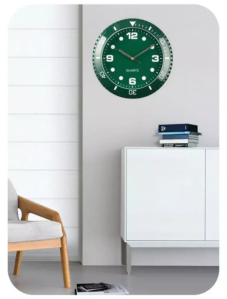 Relógio de parede de papel design moderno silencioso agulha de quartzo relógios de parede de luxo varredura silenciosa segunda casa criativo água fantasma relógio de parede