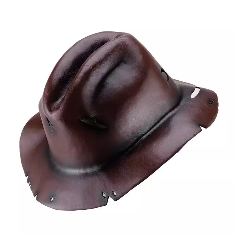 Assassinos jason máscara chapéu garras freddy krueger filmes de terror assustador látex chapelaria cosplay para emulsão para trajes de festa de halloween