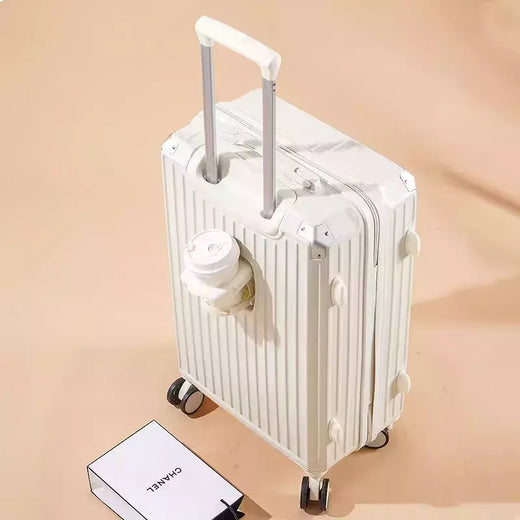 Pastel clássico transportadora 20 22 24 26 28 Polegada conteúdo de aeronave médio duro transportadora saco de viagem abs bagagem carry-on mala de cabine