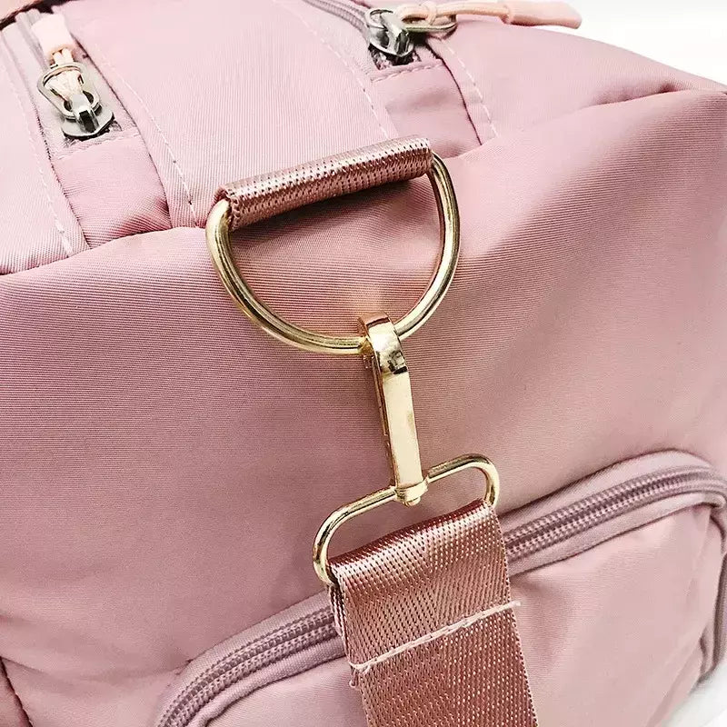 Impermeável Nylon Sports Gym Bags para Homens e Mulheres, Bolsa de Viagem, Yoga Mat, Sapatos Compartimento, Treinamento, Fitness, ao ar livre