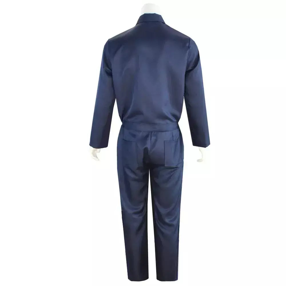 Michael Myers fantasia cosplay para homens e mulheres, roupas anime, assassino sangrento, macacão, máscara de horror, festa de Halloween