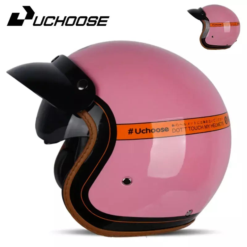 DOT Certificado Retro Capacete de Motocicleta Cafe Racer Rosto Aberto Casco Moto para Acessórios de Motocicleta Homens Cascos de Moto