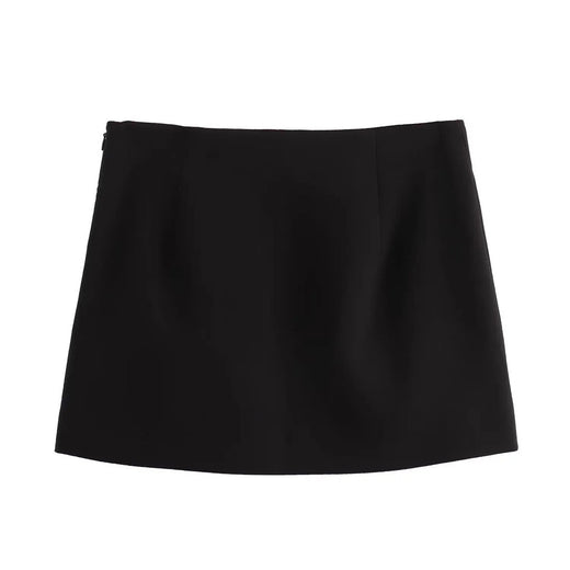 TRAF-Mini Saia de Cintura Alta Feminina, Saia Arco Elegante, Streetwear Luxo, Saias Designer, Primavera, Verão, Nova