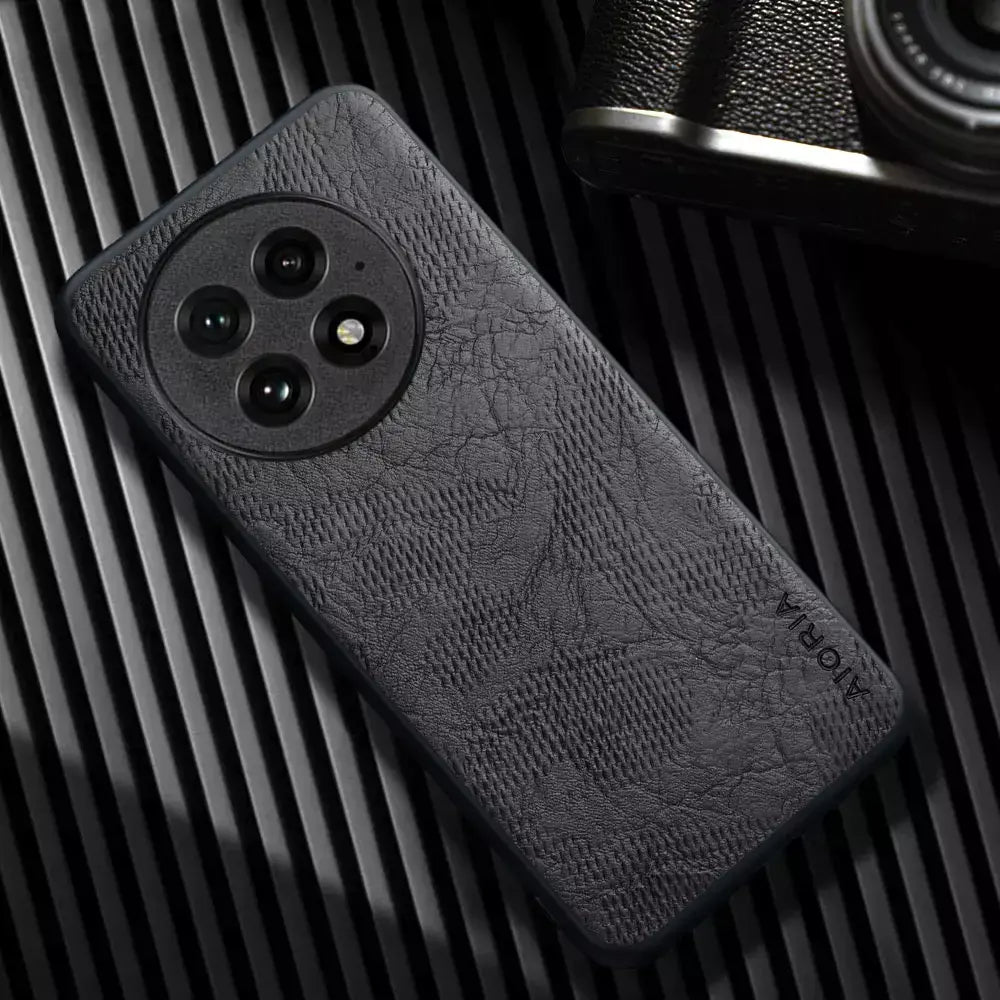 Capa para oneplus 15 13 13r 12r 11 11r luxo rachado couro falso capa de telefone funda para oneplus 15 capa