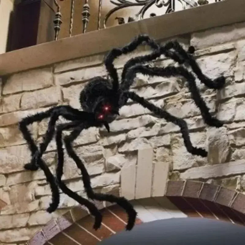30cm/50cm/75cm/90cm/125cm/150cm/200cm horror halloween gigante aranha preta decoração casa assombrada festa adereços decoração de halloween