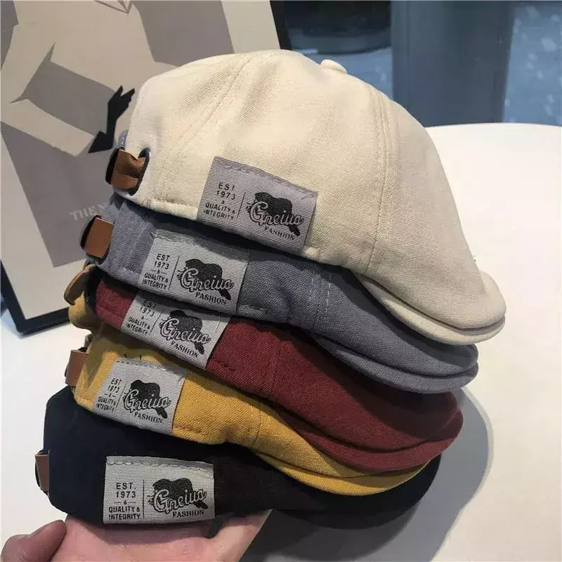 Bonés de algodão Peaky Blinders para homens e mulheres, chapéus boinas, britânicos, estilo ocidental, boné Ivy, clássico, vintage, linho, inverno