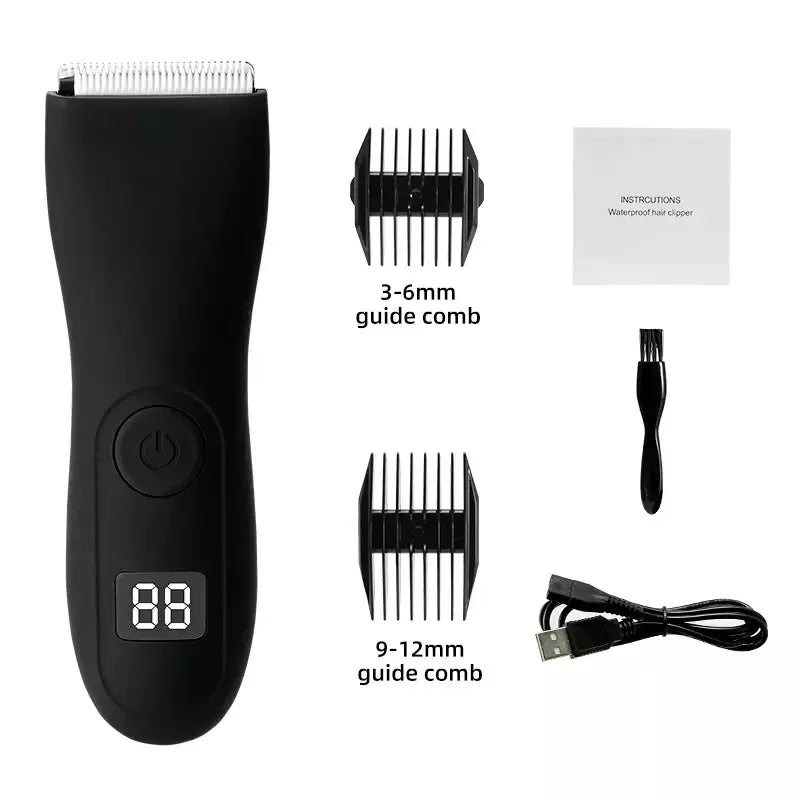Mens Body Hair Trimmer para homens Bolas Mulheres Lady Shaver Depilação Bikini Trimmer Virilha Body Shaver Groomer Arm Beard Razor