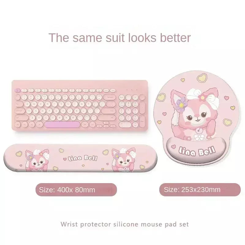 Gradiente mouse pad confortável suporte de pulso antiderrapante mouse pad macio mousepad suporte de pulso computador silicone mouse pad