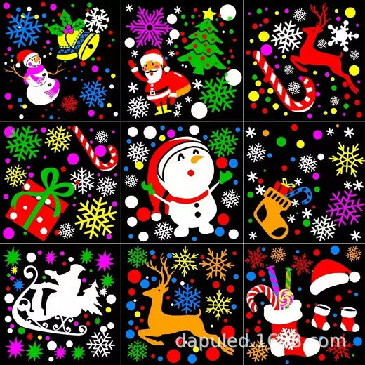 Projetor Laser LED Snowflake, impermeável Girando Luzes Do Palco, Decoração De Natal, 16 Padrões