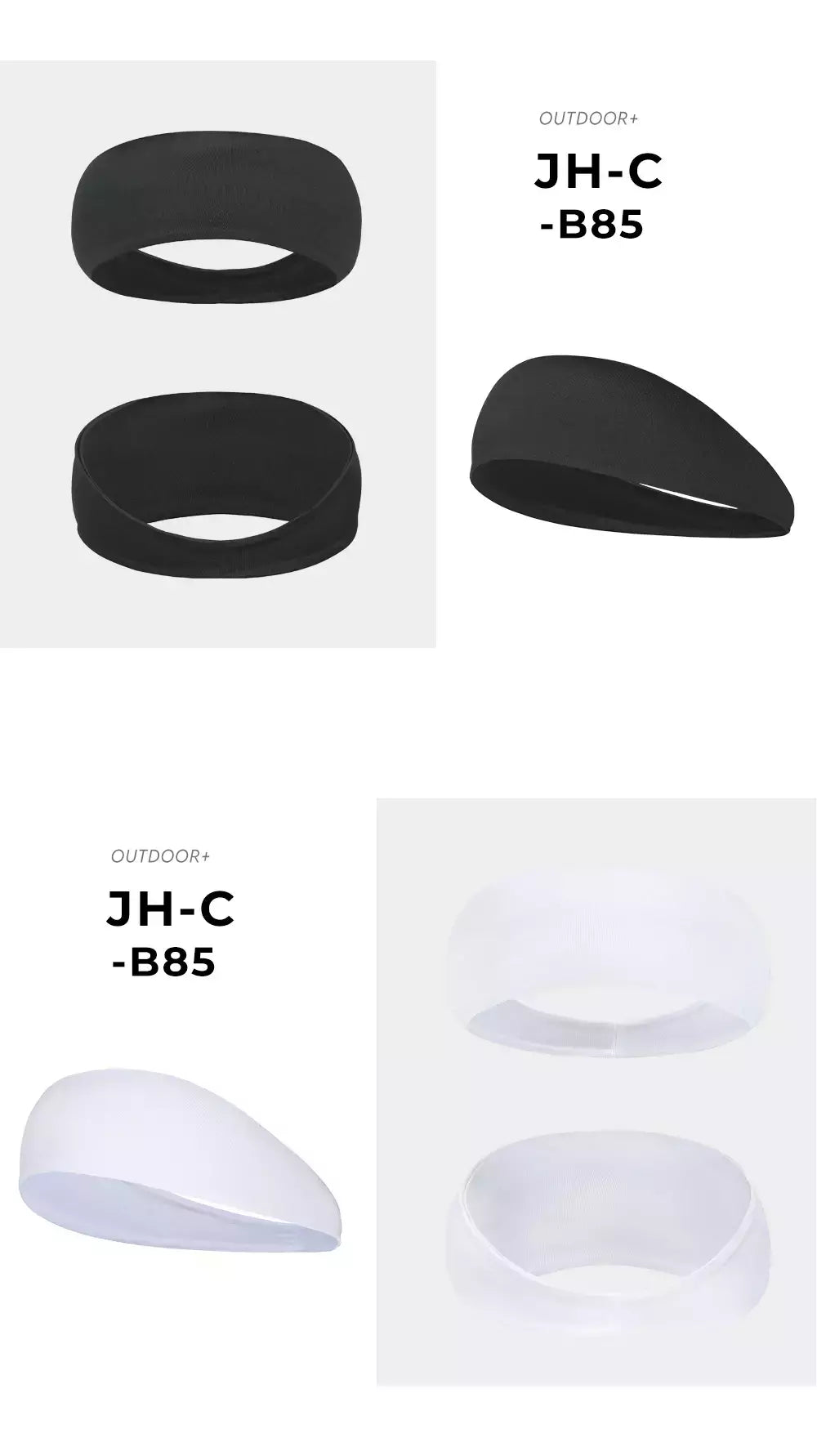 Elastic Absorbent Sports Headband para homens e mulheres, bandagem de cabelo, suor, corrida, fitness, ciclismo, corrida, tênis, ioga, academia