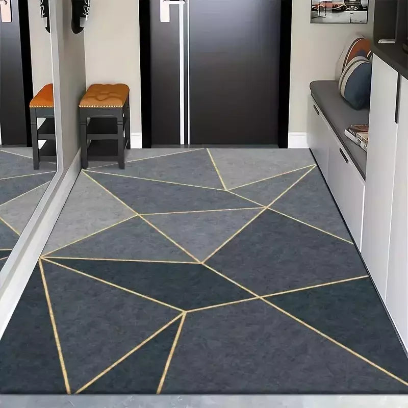 Tapete minimalista moderno para decoração de sala de estar, quarto, cabeceira, antiderrapante, sofá, mesa, área grande, tapete de entrada de boas-vindas
