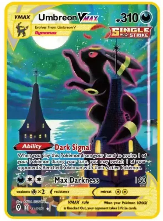 Pokemon English Metal Card Anime Pikachu Charizard Mewtwo Arceus Frog Flower Vmax GX Letters Game Collection Card Kids Toy Gifts