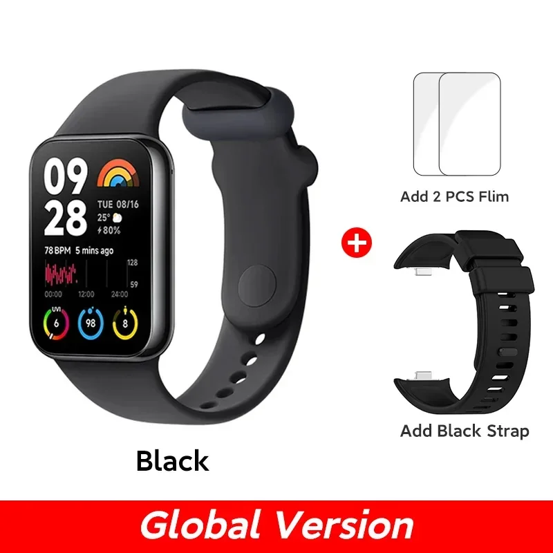 Versão global xiaomi mi band 8 pro pulseira inteligente 5atm à prova dwaterproof água 150 modos esportivos 1.74 "tela amoled gps oxigênio no sangue