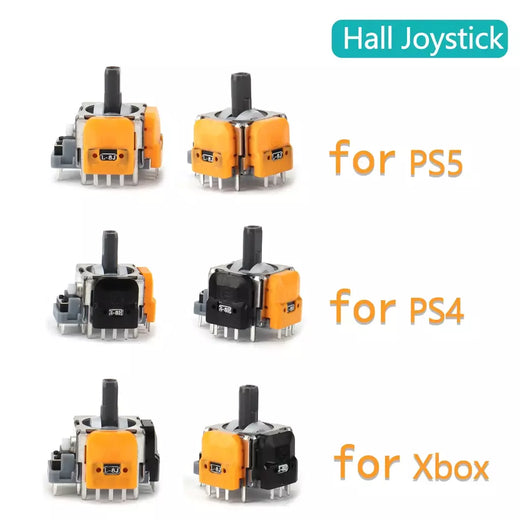 Joystick de efeito hall de substituição, sensor analógico 3d, polegar para ps5/ps4/xbox one/série, controlador, peças de reparo, acessório