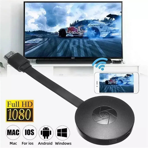 MiraScreen WiFi Display Dongle 1080P - Adaptador HDMI sem fio para Smart TV, Android iOS Windows PC Laptop Espelhamento de tela