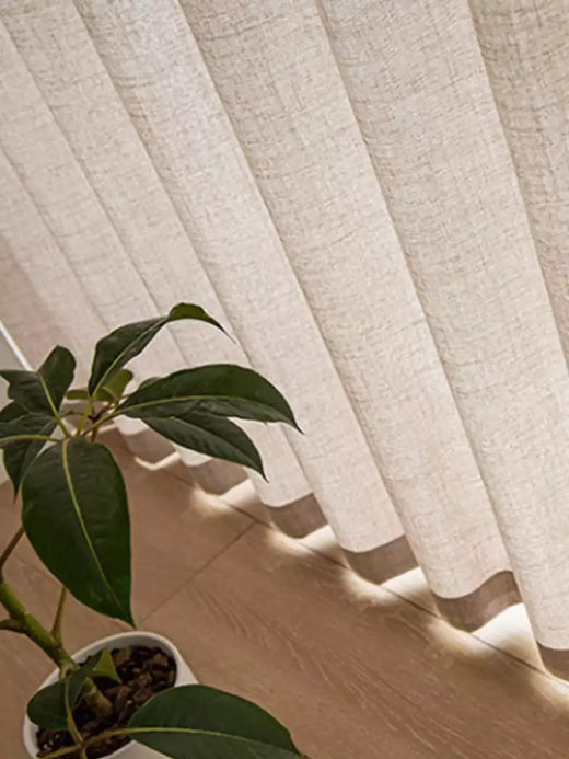 Espessamento algodão e linho Semishading Cortinas, estilo coreano, Fit para Quartos, salas andcurtains e poliéster