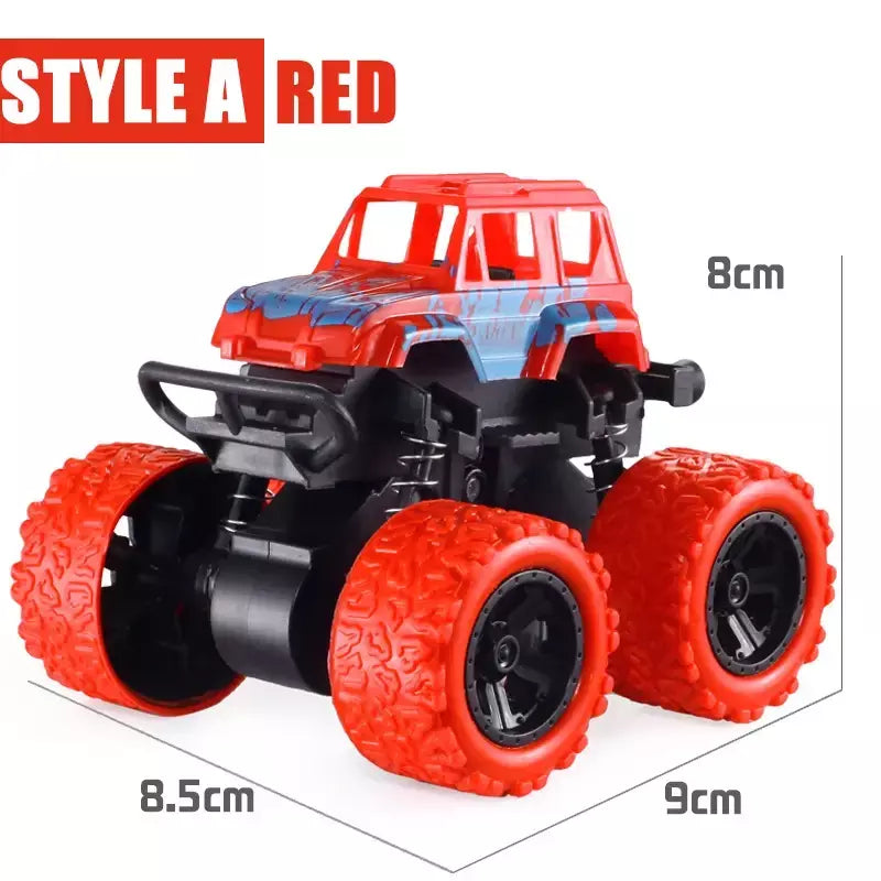 Puxar para trás carro de brinquedo rotação inercial carro de quatro rodas motriz veículo fora de estrada suv carro de corrida de energia brinquedo das crianças cargift