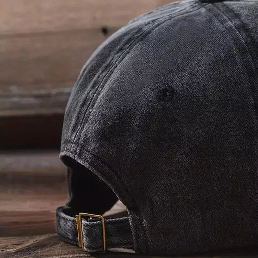 Boné de beisebol retrô vintage de algodão masculino feminino denim letras bordadas chapéu de algodão macio bonés casuais retrô unissex chapéus