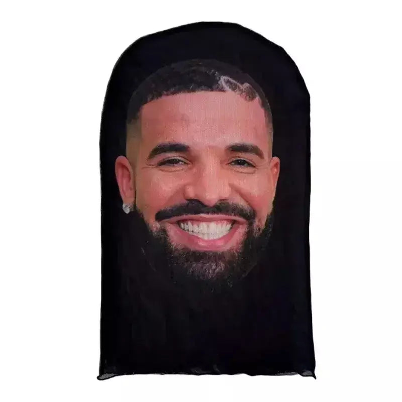 Cosplay 3d impresso kanye máscara estiramento malha máscara facial completa das mulheres dos homens role play cocar halloween moda balaclava cocar