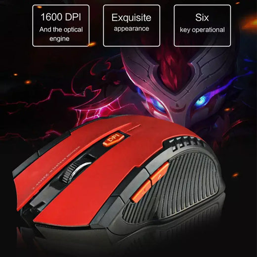 113 mouse sem fio 2.4ghz mouse óptico sem fio com receptor usb mouse sem fio portátil de 6 botões para laptops