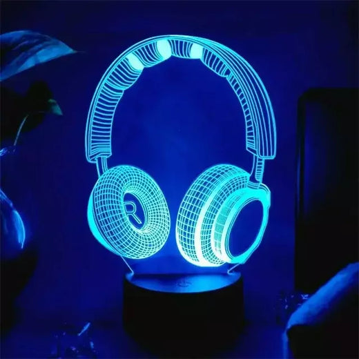 3D LED Gaming Setup Lamp, USB Powered, Bedroom Night Lights das crianças, Iluminação interior, Iluminação Presentes, Sala de jogos