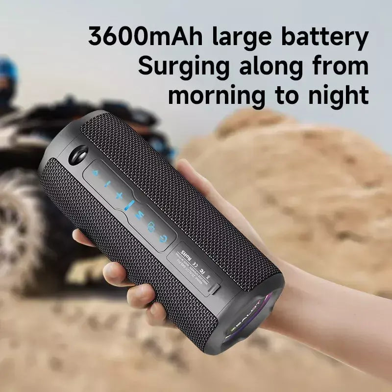 Zealot s49pro alto-falante portátil bluetooth 20w ipx6 à prova dwaterproof água poderosa caixa de som baixo impulso duplo emparelhamento verdadeiro alto-falante sem fio